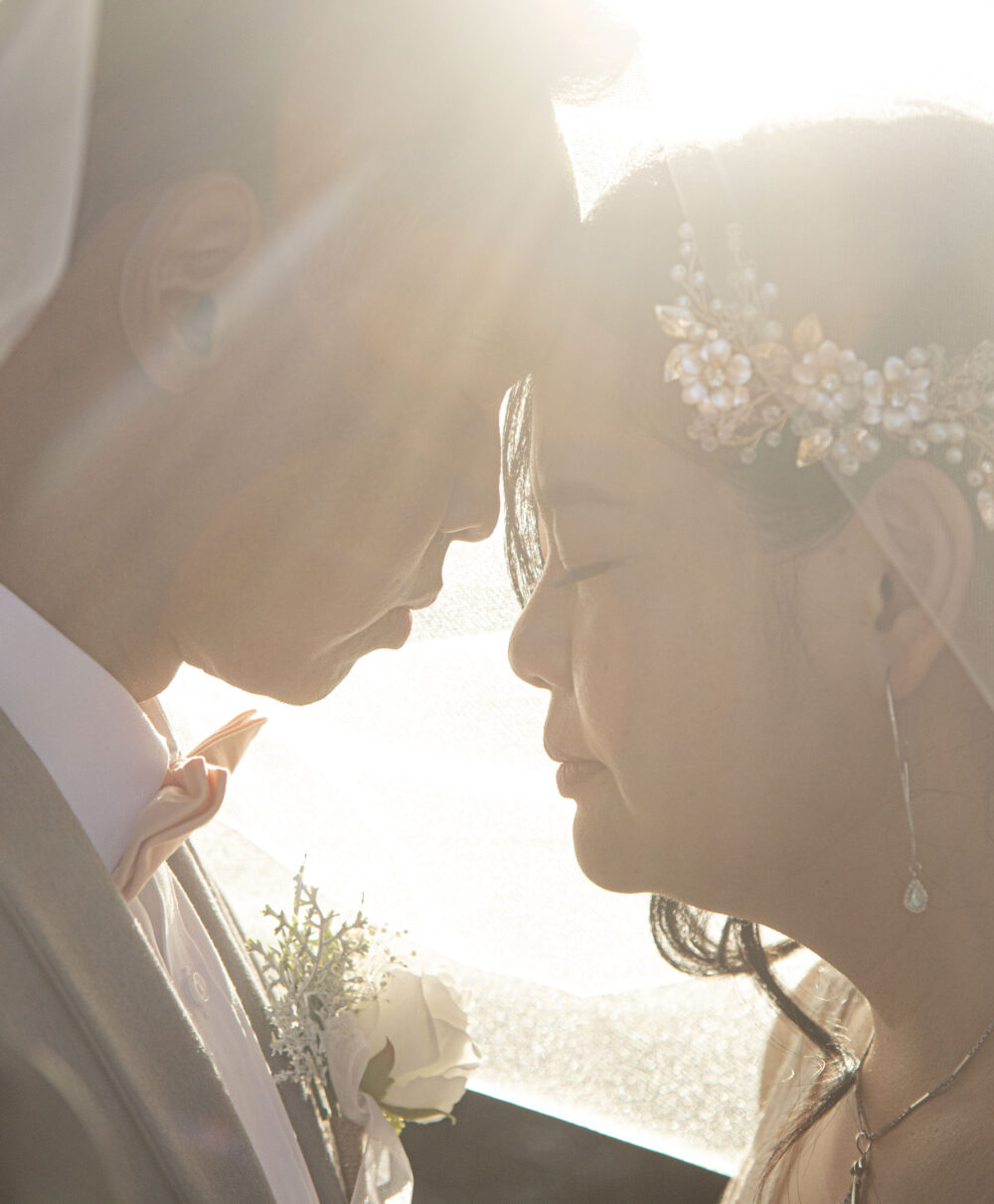Janice and Dan - sunset light
